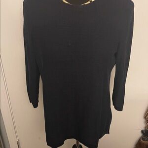 Talbots Classic Navy Long Sleeve Top